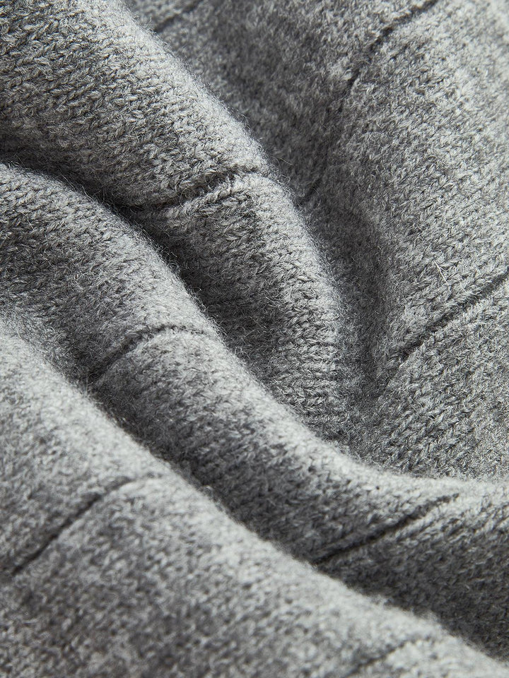 Crew Neck Knappet Blød Cardigan